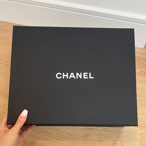 Chanel Black Gift Box with White Logo